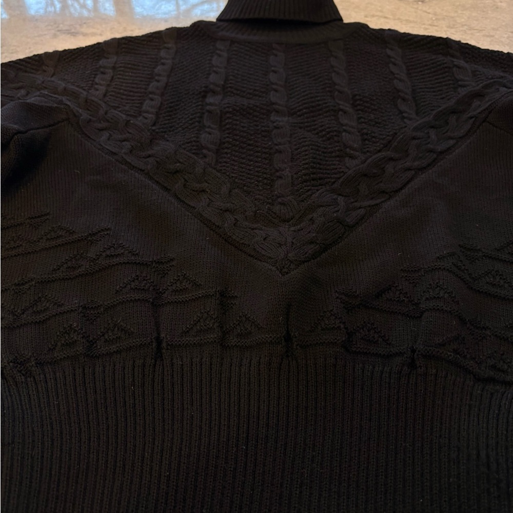 Bogner Knit Turtleneck Sweater, M - Picture 3 of 16